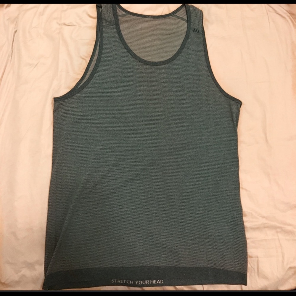 Metal vent tank teal lululemon